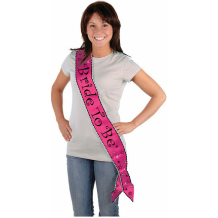 Bride to be satin sash
