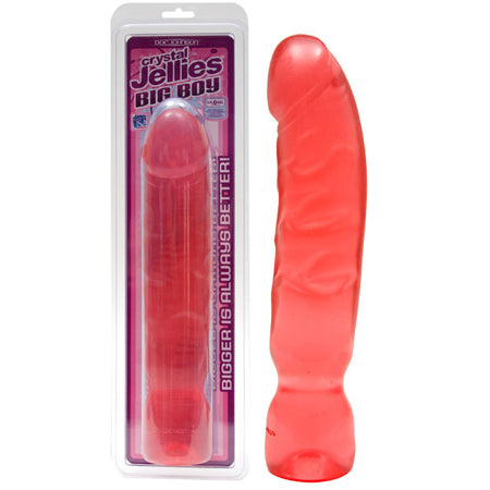 34572 Crystal Jellies 12 Big Boy Dong - Pink - Image 1