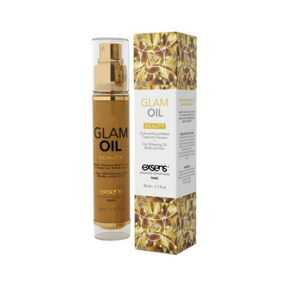 Exsens Of Paris Beauty Glam Oil With Glitter 1.7oz