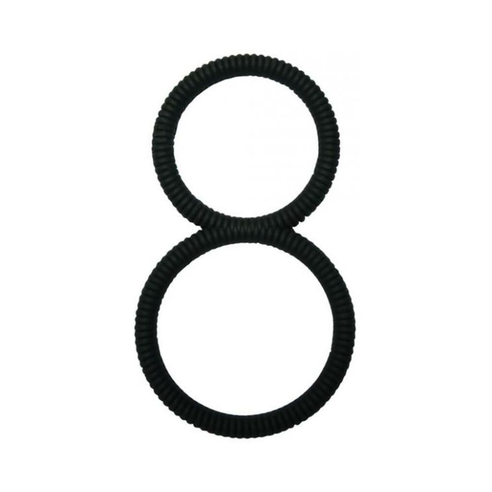 4041937315153_1 Malesation 8 Ring Black - Image 1