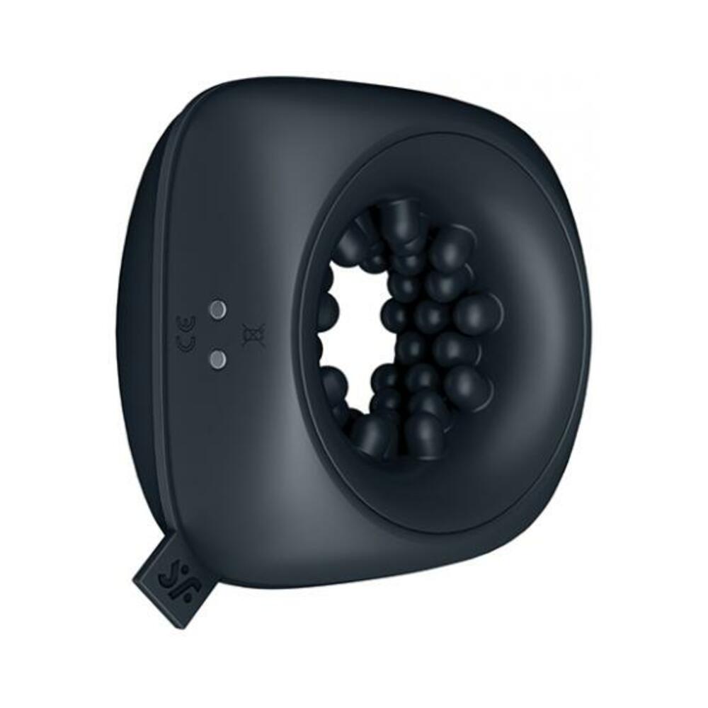 4061504064734_1 Satisfyer Ring Stroker - Black - Image 1