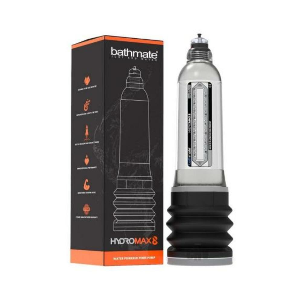 5060140201021_1 Bathmate Hydromax 8 - Clear - Image 1