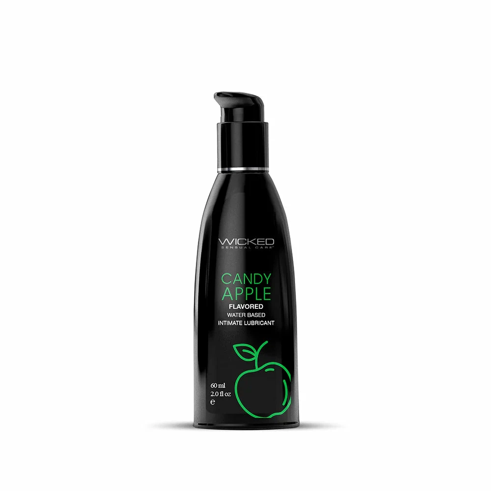 55452A_1000x1000_fa16cb02-51a5-4645-b445-16f1d2bd8168 Wicked Aqua Lubricant Candy Apple 2oz - Image 1