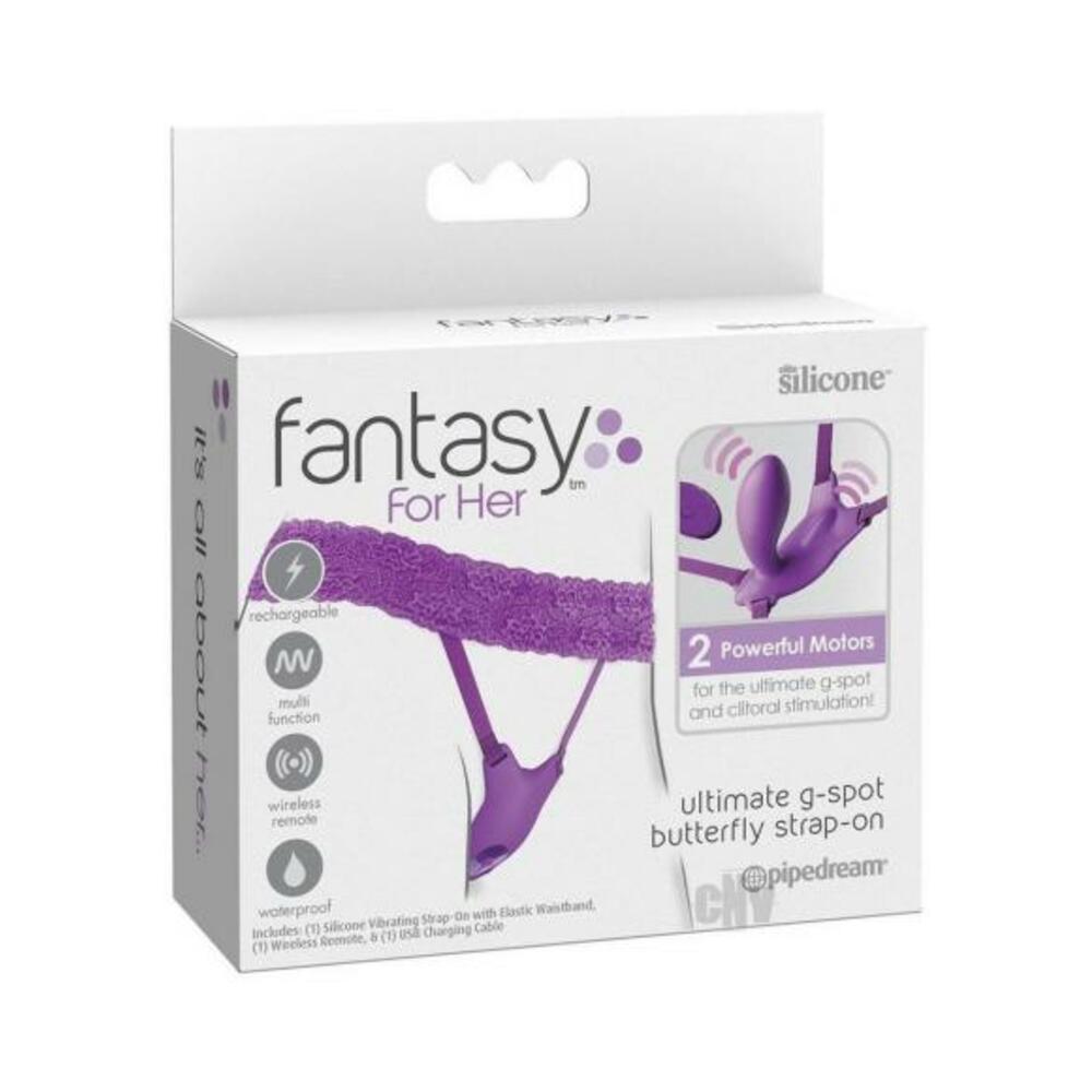 603912771381_1 Fantasy For Her Ult G Butterfly Strap On - Image 1