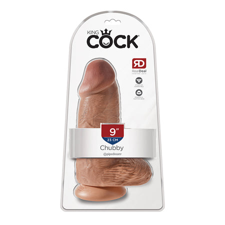 62560 King Cock 9 Chubby - Tan - Image 1