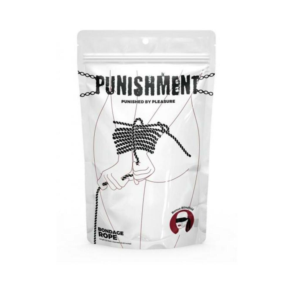 677613578099_1 Punishment Bondage Rope Black - Image 1