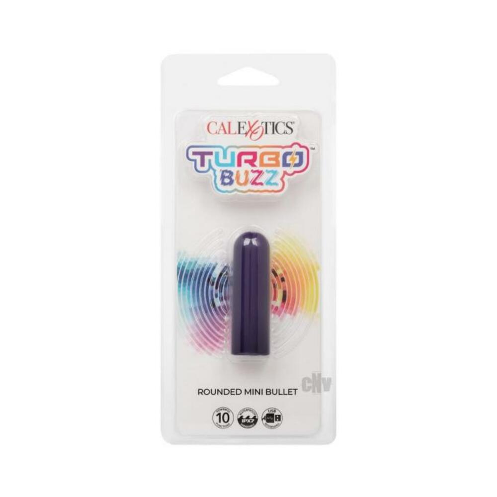 716770107312_1 Turbo Buzz Rounded Mini Bullet Stimulator - Purple - Image 1