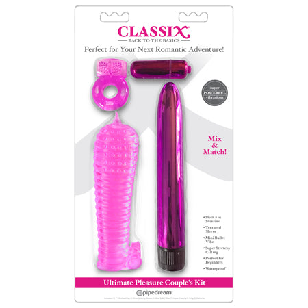 72238 Classix Ultimate Pleasure Couples Kit - Pink - Image 1