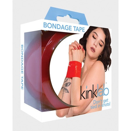 76368 Kinklab Bondage Tape - Red - Image 1