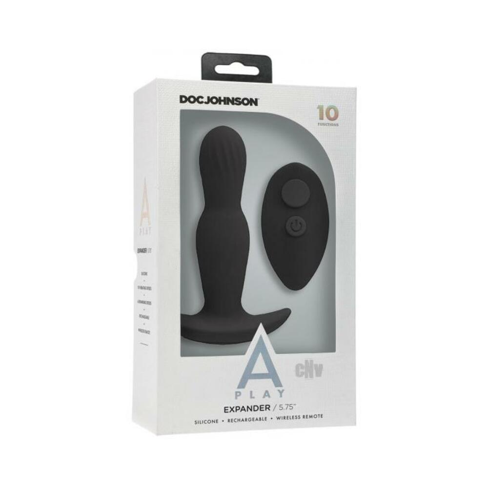 782421081300_1 A-play Expander Rechargeable Silicone Anal Plug With Remote - Image 1