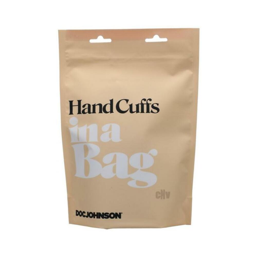 782421084233_1 In A Bag Handcuffs Black - Image 1
