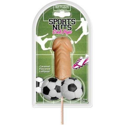 Sports Nuts Cock Pop Soccer Balls Caramel