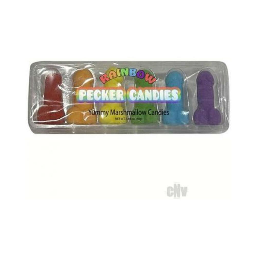825156110775_1 Rainbow Penis Marshmallow Candies - Image 1