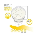 Fuzu Massage Candle Fiji Dates & Lemon Peel White 4 Oz. - Image 3