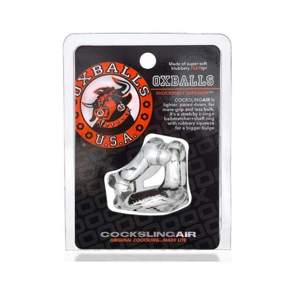 840215121745_1 Oxballs Cocksling Air Flextpr Clear - Image 1