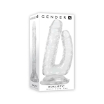 Gender X Dualistic Double-shafted Dildo Clear - Image 2