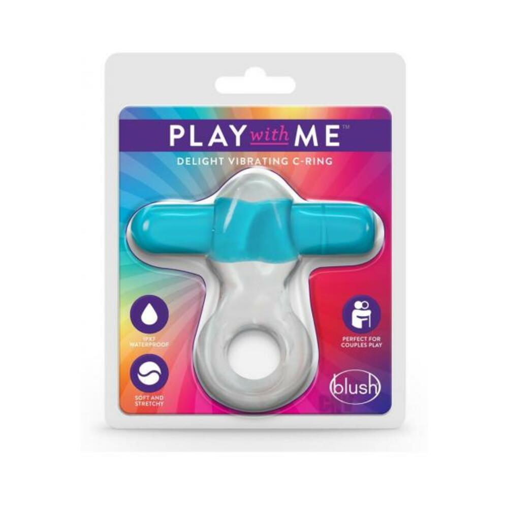 850002870435_1 Play With Me - Delight Vibrating C-ring - Blue - Image 1