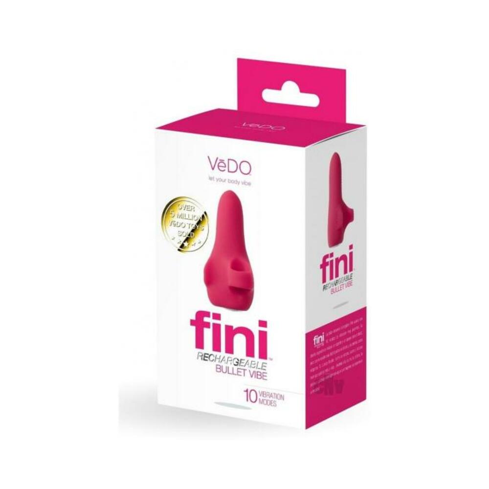 850052871017_1 Vedo Fini Rechargeable Bullet Vibe Pink - Image 1