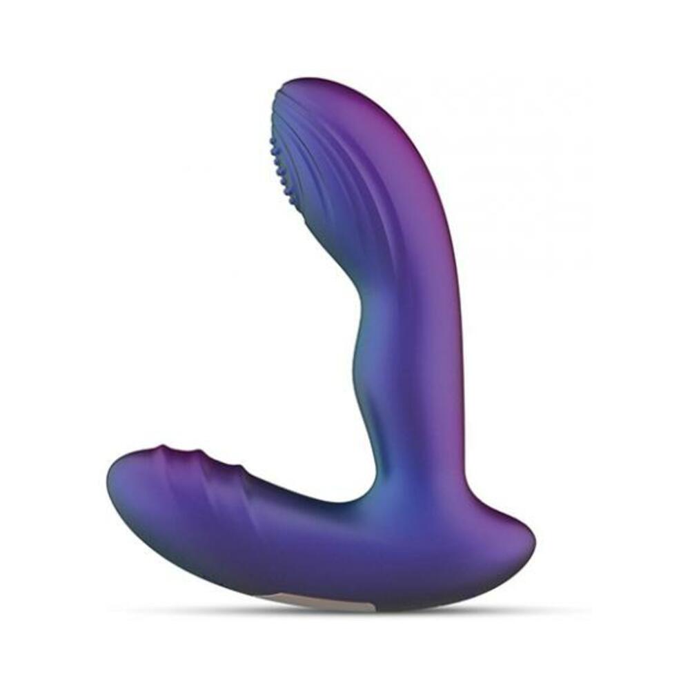 8719934014794_1 Hueman Galaxy Tapping Butt Plug - Purple - Image 1
