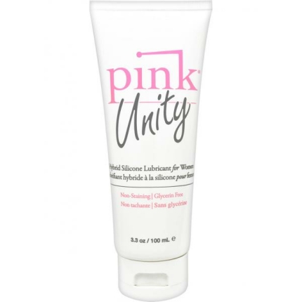 Pink Unity Hybrid Silicone Lubricant For Women 3.3 Ounce Tube