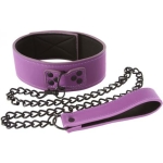 Lust Bondage Collar Purple