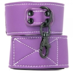 Lust Bondage Wrist Cuffs Purple - Image 3