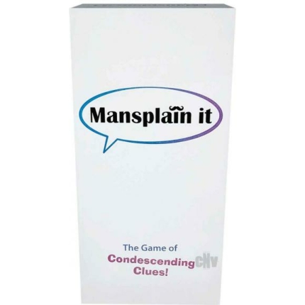 Mansplain It- The Game Of Condescending Clues!