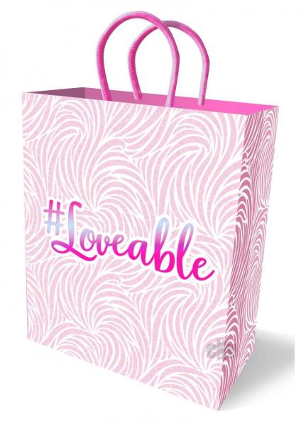 CNVEF-EVLGP01960780182e6050 #loveable Gift Bag - Image 1