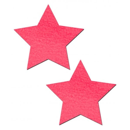 Pastease Basic Star Black Light Reactive - Neon Pink O/s