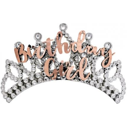 Birthday Girl Tiara - Rose Gold
