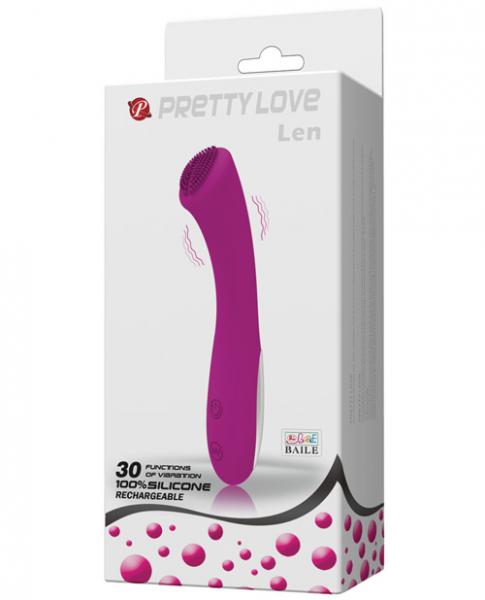 CNVELD-BI-01436056a9f50d9254e Pretty Love Len Rechargeable Wand 30 Function Purple - Image 1