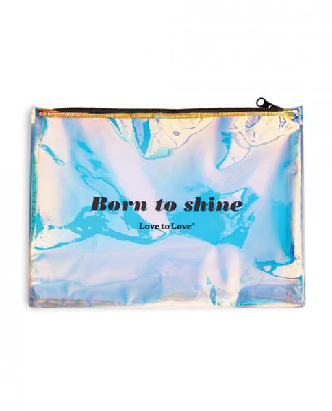 =love To Love Born To Shine Pouch - Black Onyx