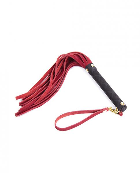 CNVELD-PLPC75002R64faf16818668 Plesur Mini Leather Flogger - Red - Image 1