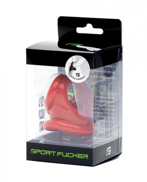 CNVELD-SF10844632449cf30cea Sport Fucker Cock Harness - Red - Image 1