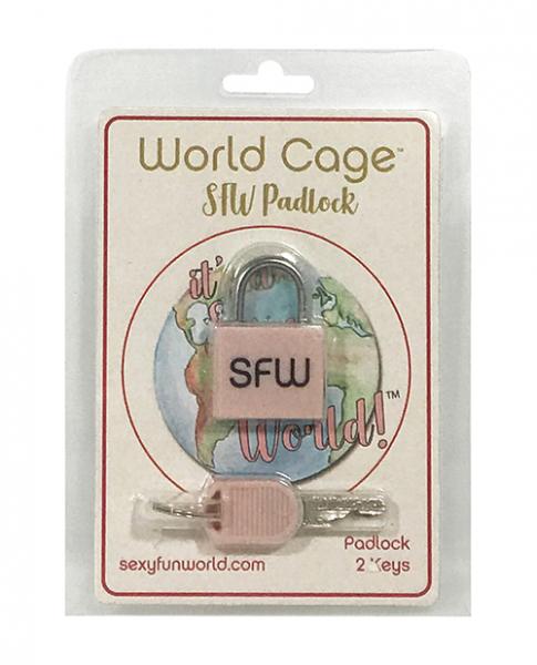 CNVELD-SFW-WCPL2K5ef32495b80e8 World Cage Sfw Padlock W/2 Keys - Image 1