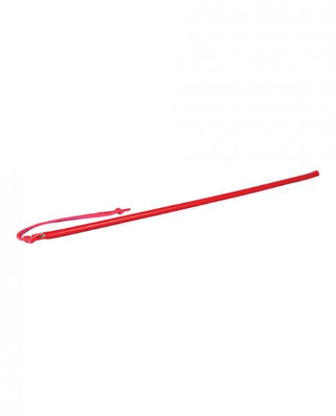 CNVELD-SPL-11DR63ee0d05a3e84 Spartacus 24" Leather Wrapped Cane - Red - Image 1