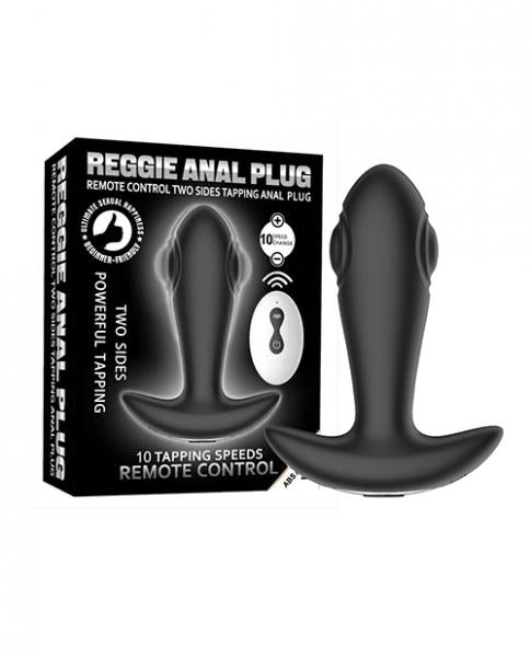 CNVELD-SW203064fd9462748f3 Reggie Tapping Anal Plug - Black - Image 1
