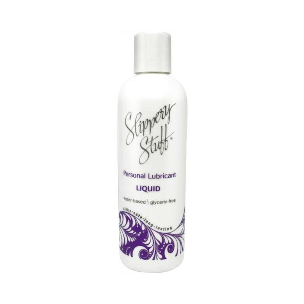 CNVNAL-13810_542702de699a7e5d4c853645160fcf33 Slippery Stuff Liquid 8oz Wated Based Lubricant - Image 1