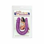 Lucky Lady Dual Stimulator Purple Double Dong - Image 2