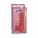 Crystal Jellies - 8in Realistic Cock W/balls Pink - Image 3