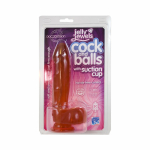 Jelly Jewels Cock And Balls With Suction Cup 8 Inch - Image 2