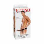 10" Chocolate Dream Hollow Strap-On - Image 3