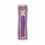 Crystal Jellies 10in Classic Dildo - Purple - Image 2