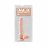 Basix Rubber Works - 9in. Dong With Suction Cup Flesh - Image 2