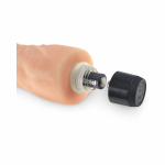 Real Feel Lifelike Toyz No. 6 Beige Vibrating Dildo - Image 2