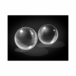 Icicles No 42 Medium Glass Ben Wa Balls Clear - Image 2