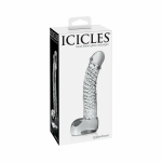 Icicles No 61 Clear Glass Realistic Dildo - Image 3
