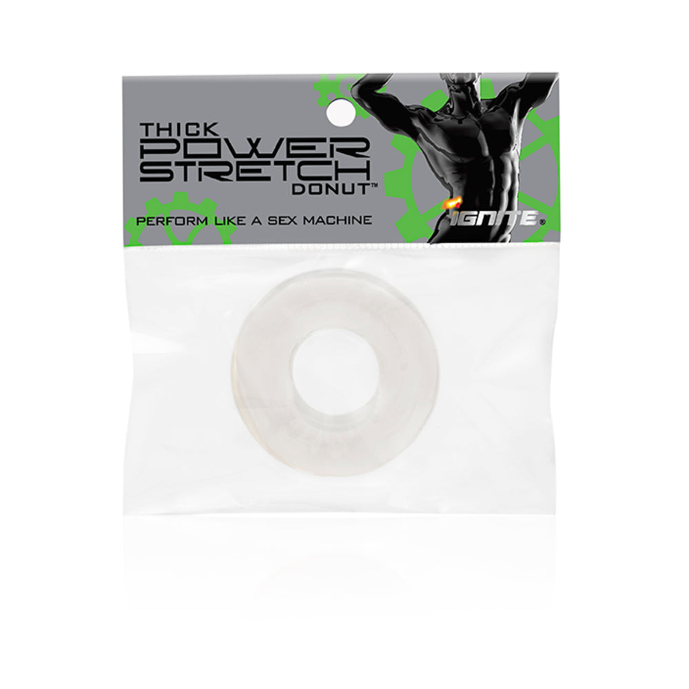 Thick Power Stretch Donut Ring Clear