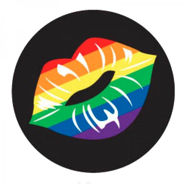 CNVNAL-53324563179f8a3f8d 3 inches Bachelorette Button Rainbow Lips - Image 1