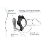 Rock Hard Ass Gasm Vibrating Ring - Black - Image 2